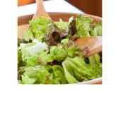 Leafy Green Salad with Red Wine Vinaigrette